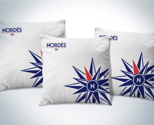 Cojines blancos Nordés